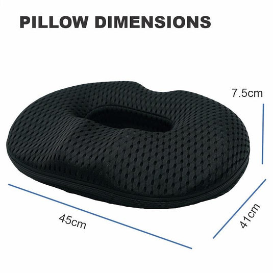 BodyAssist Mens Donut Seat Pillow & Large Hot/Cold Gel Pack One Size