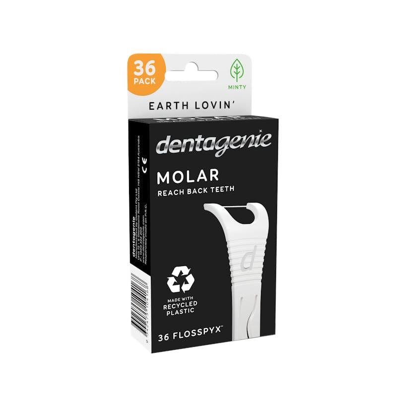 Load image into Gallery viewer, Dentagenie Molar Flosspyx Minty 36 x 3 Multipack
