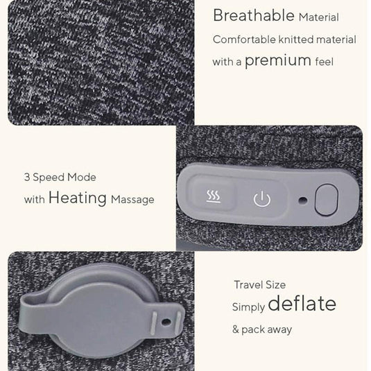 Caremax Smart Travel Shiatsu Neck Pillow Massager 1Unit