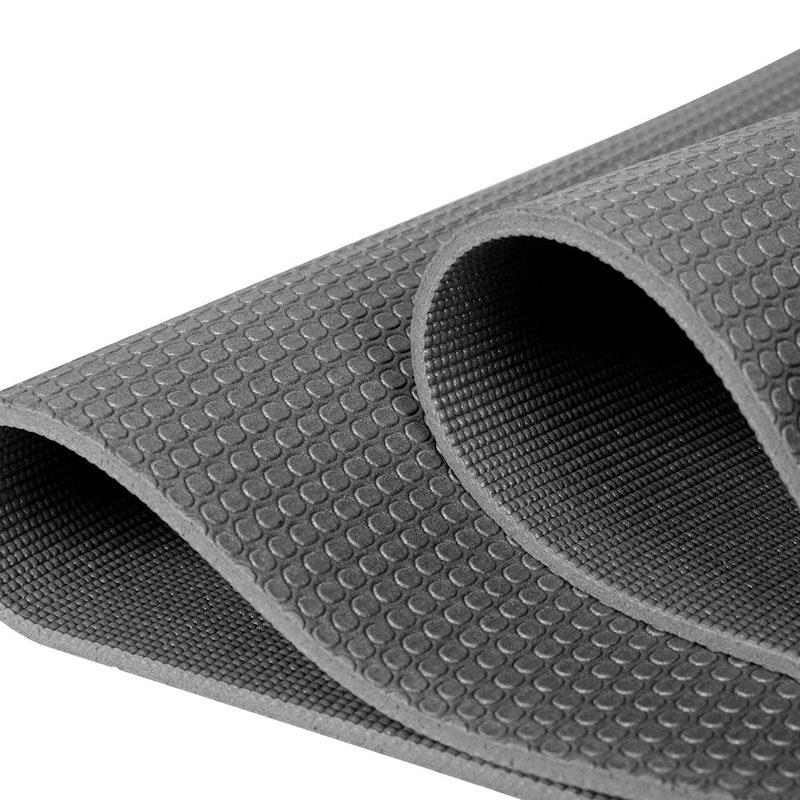 Load image into Gallery viewer, Centra Yoga Mat Non Slip 5mm Exercise Padded Fitness Sports Workout Mat - Grey 1pc
