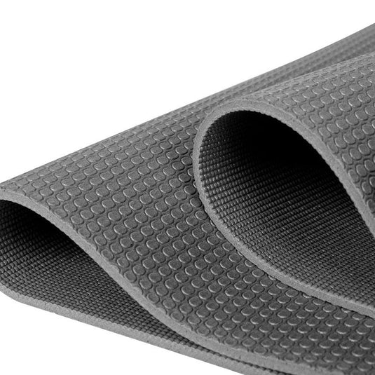 Centra Yoga Mat Non Slip 5mm Exercise Padded Fitness Sports Workout Mat - Grey 1pc