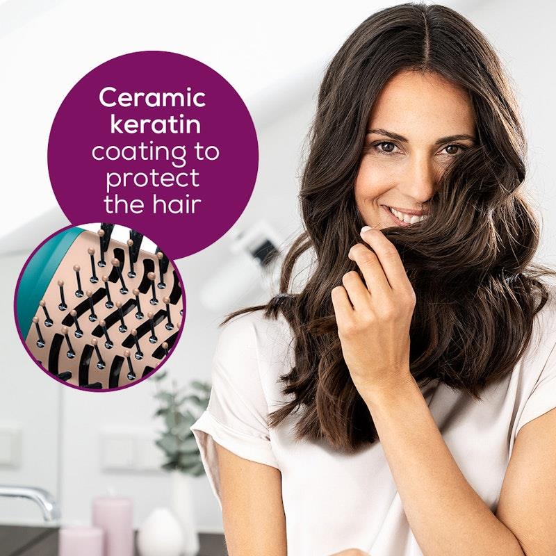 Load image into Gallery viewer, Beurer HC45OCEAN 2-in-1 Volumising Hair Dryer Brush 1unit
