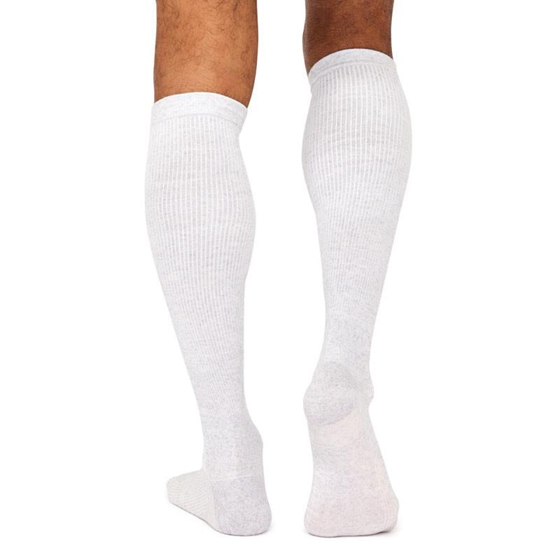 Load image into Gallery viewer, Overlander 3 pairs of Men's Merino Wool Health Compression Socks - Grey Melange Size 6-10
