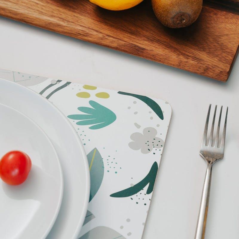 Load image into Gallery viewer, Clevinger MDF Placemats and Coasters Monstera 8 Pieces
