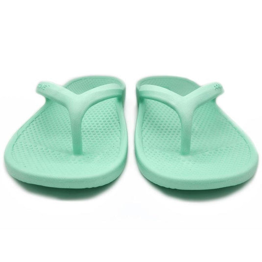 Archline Orthotic Foam Thongs Arch Support Flip Flops Orthopedic Rebound - Mint Green Euro Size 39