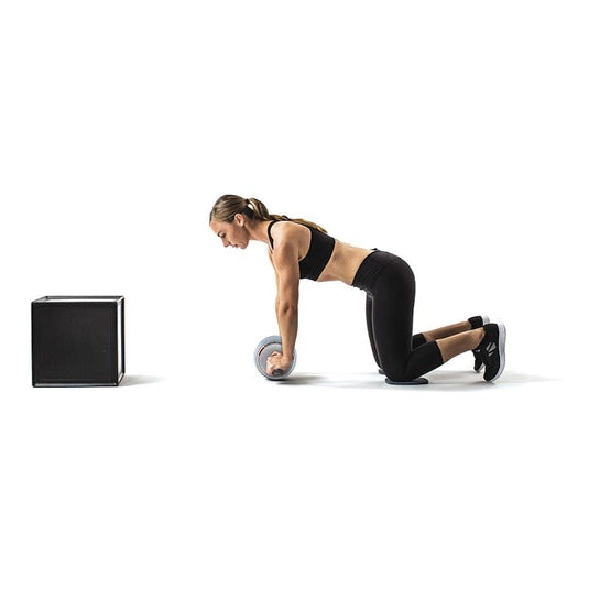 Perfect Fitness Ab Carver Wheel Roller w/ Resistance For Core 1pc