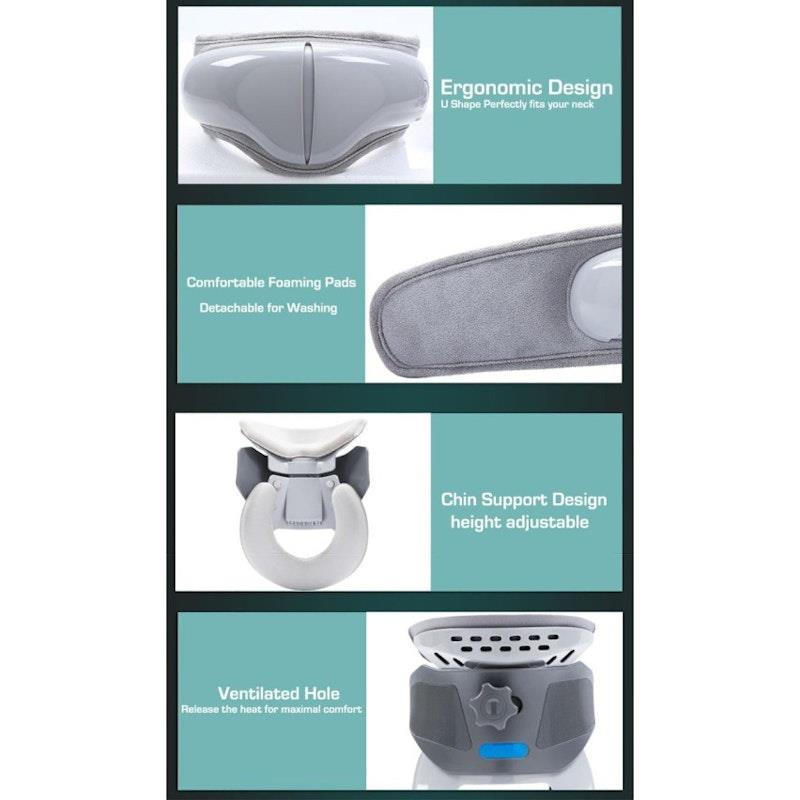 Load image into Gallery viewer, Caremax 3 in One Cervical Collar Air Bag Massage &amp; TENS &amp; Heat 1Unit
