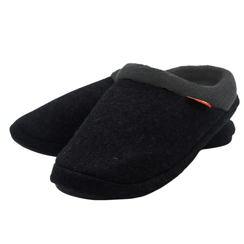 Load image into Gallery viewer, Archline Slippers Slip-On Arch Support Comfort Charcoal Marl Size 40
