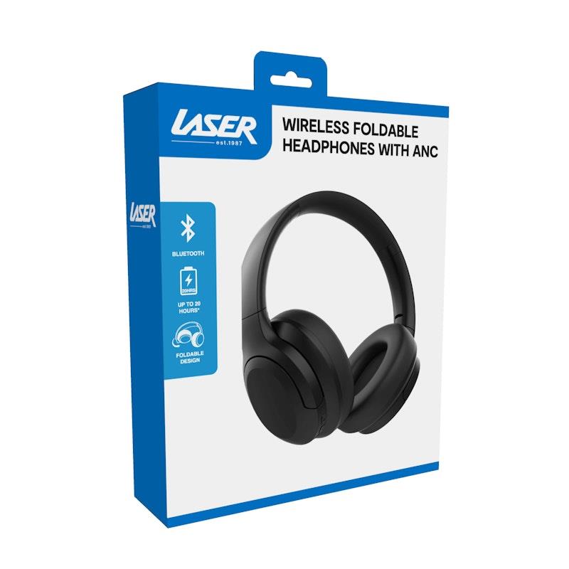 Load image into Gallery viewer, Laser ANC Bluetooth Headphones - 20hr Battery Black
