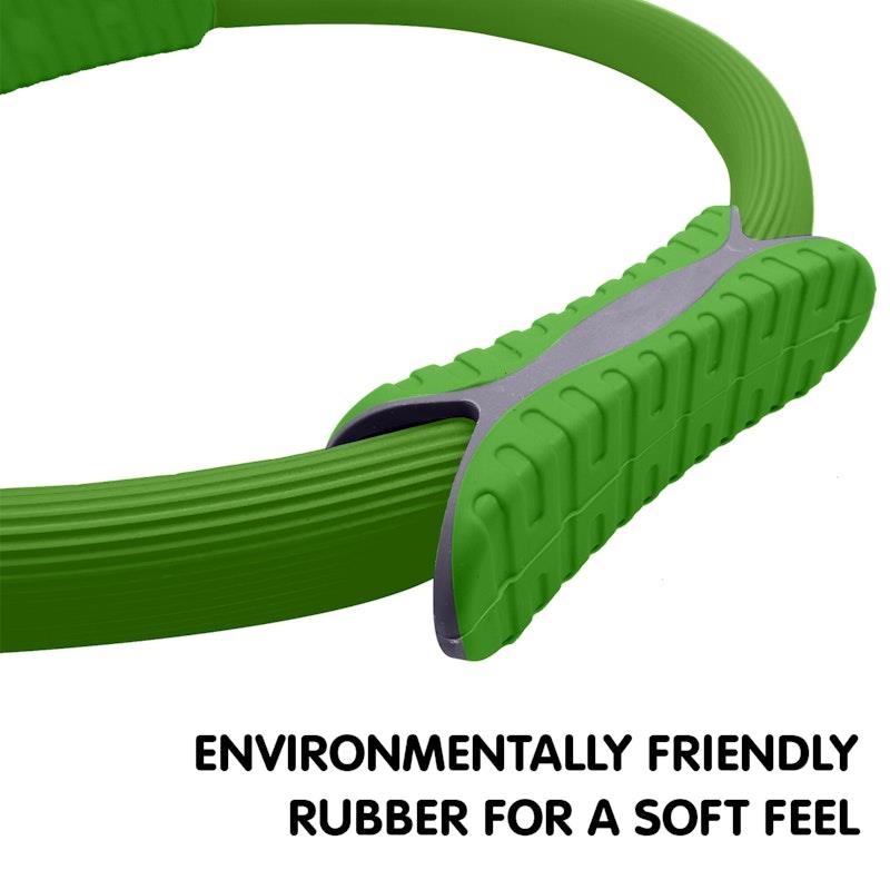 Load image into Gallery viewer, Powertrain Pilates Ring Band Yoga Home Workout Exercise Band Green
