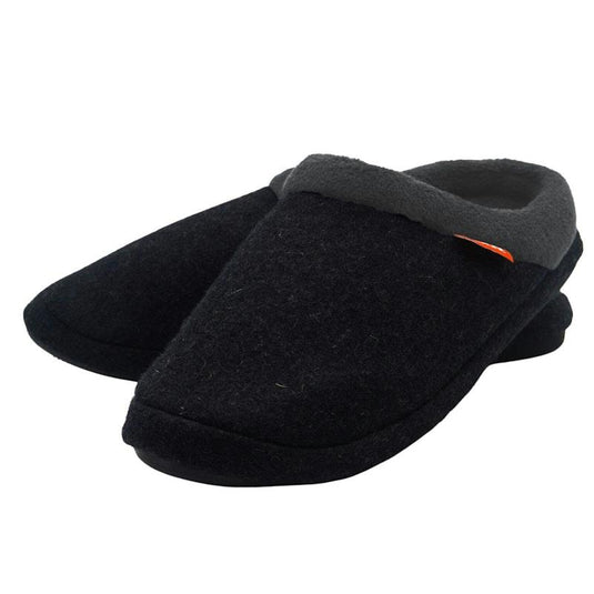 Archline Slippers Slip-On Arch Support Comfort Charcoal Marl Size 35