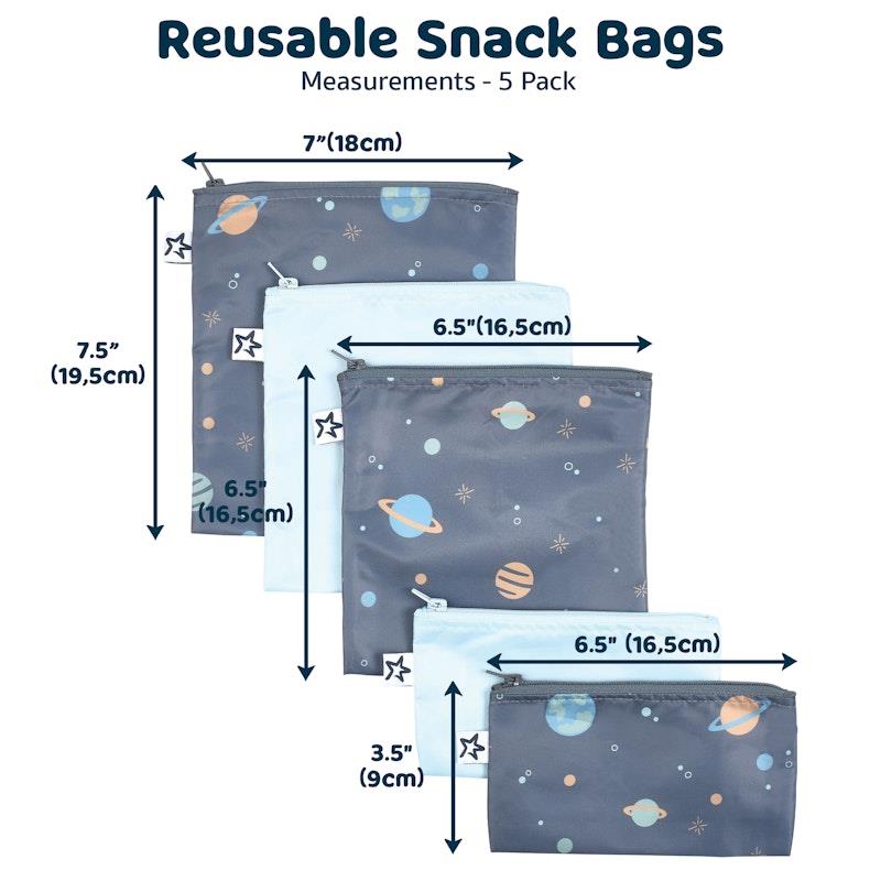 Load image into Gallery viewer, Tiny Twinkle Snack Bag 5 Pack Space

