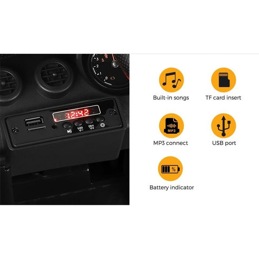 Mercedes-Benz Kids Ride On Car AMG GTR Licensed Remote Electric Toy 12V Black