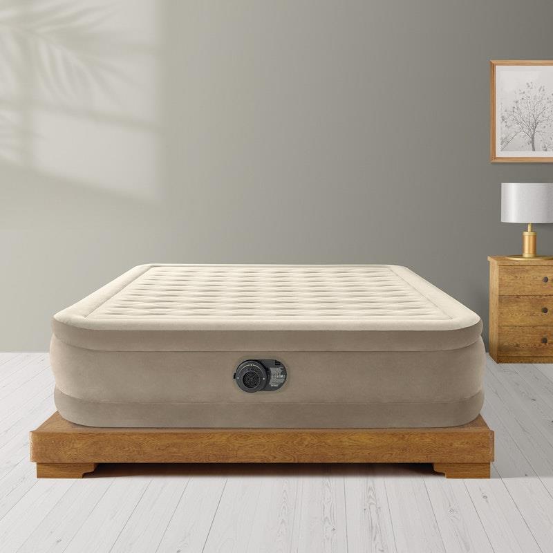 Load image into Gallery viewer, Intex Dura-Beam Deluxe Ultra Plush Air Mattress Queen
