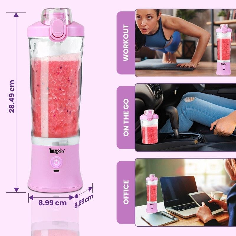 Load image into Gallery viewer, Total Chef Portable Blender, 600 ml Lilac
