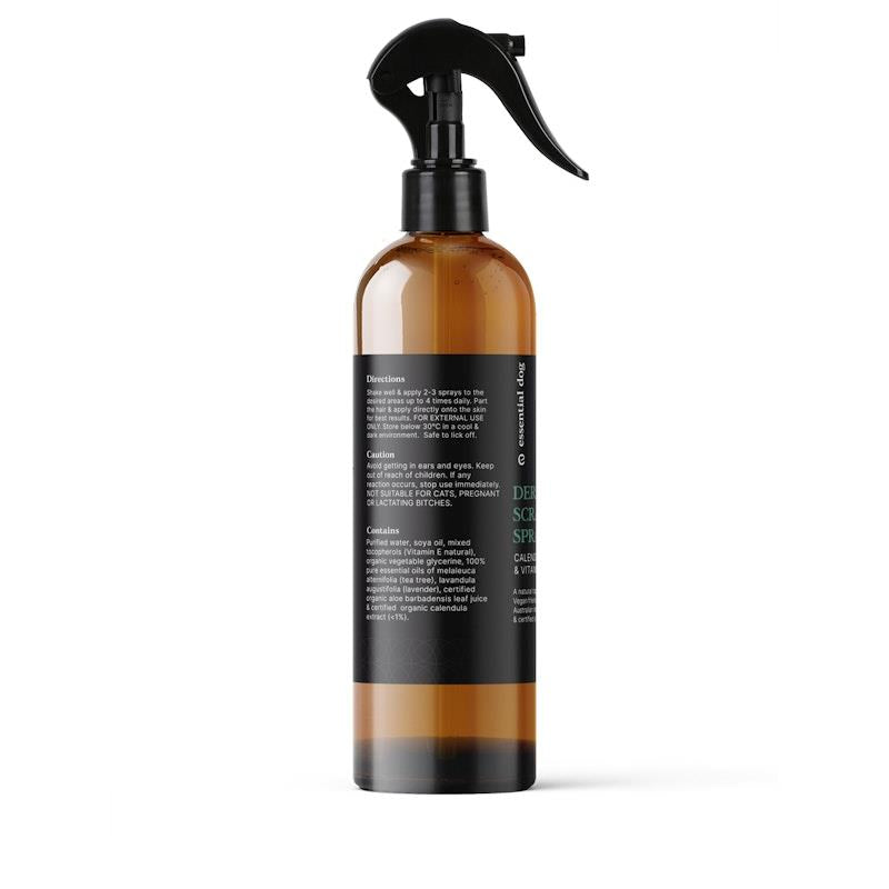 Load image into Gallery viewer, Essential Dog Dermal Scratch Spray for Dogs: Aloe Vera, Calendula &amp; Vitamin E 250ml
