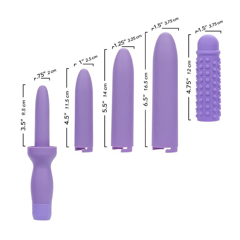 Load image into Gallery viewer, CalExotics Dr. Laura Berman Rechargeable Dilators Set Purple
