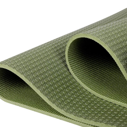 Centra Yoga Mat Non Slip 5mm Exercise Padded Fitness Sports Workout Mat - Green 1pc