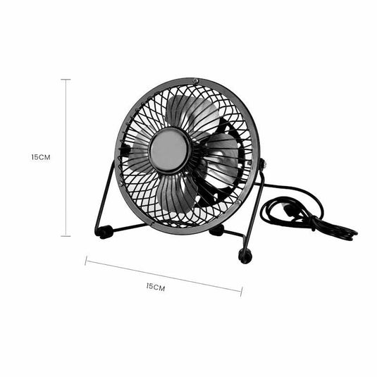 Living Today 360 Degree Tilt Adjustable USB Portable Mini Desk Fan 1Unit