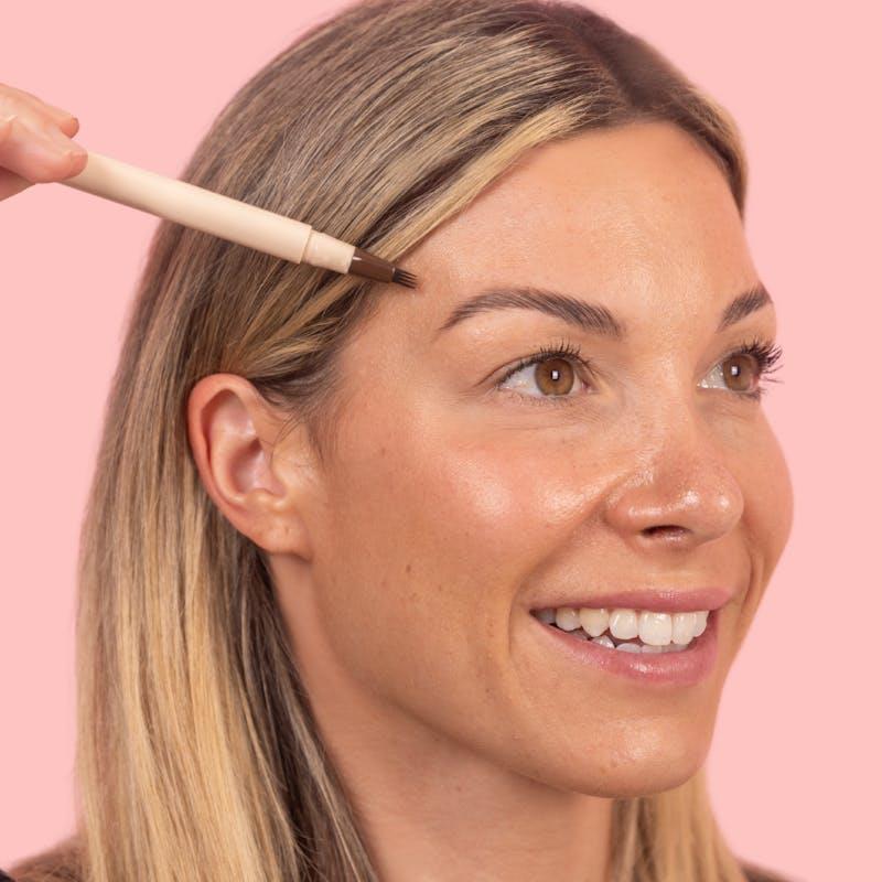 Load image into Gallery viewer, TBT Cosmetics 4-Tip Microblading Hair-Stroke Brow Pen Chocolate
