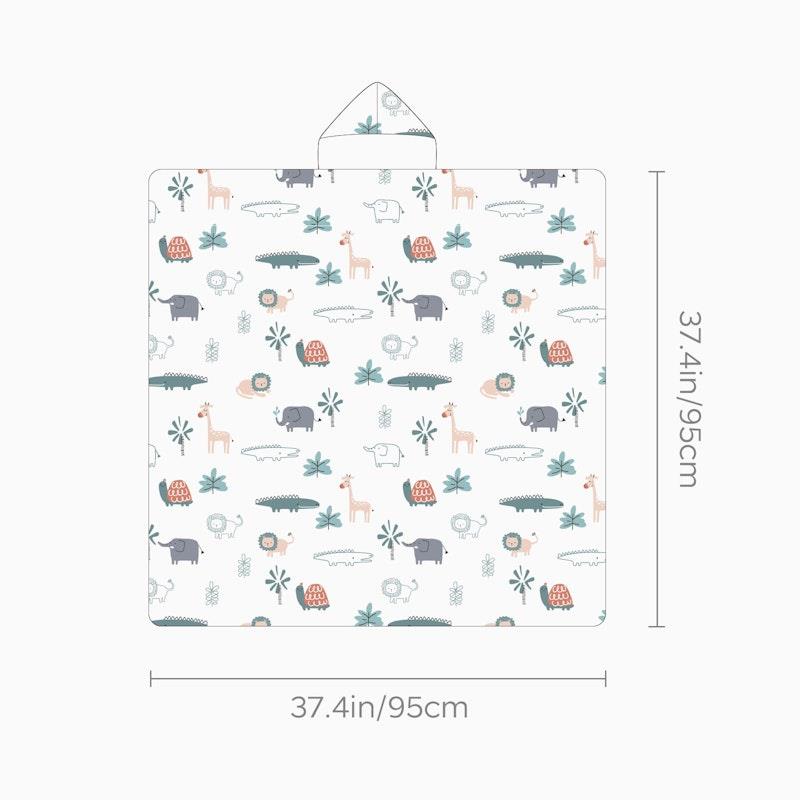 Load image into Gallery viewer, Bc Babycare Hooded Bath Towels Forest
