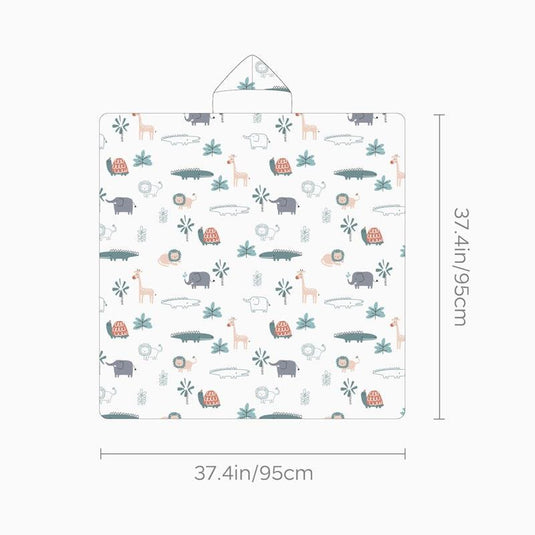 Bc Babycare Hooded Bath Towels Forest