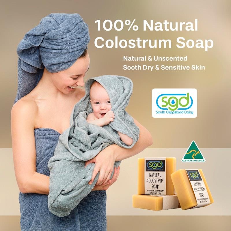Load image into Gallery viewer, SGD Natural Colostrum Soap 110g 3Pack
