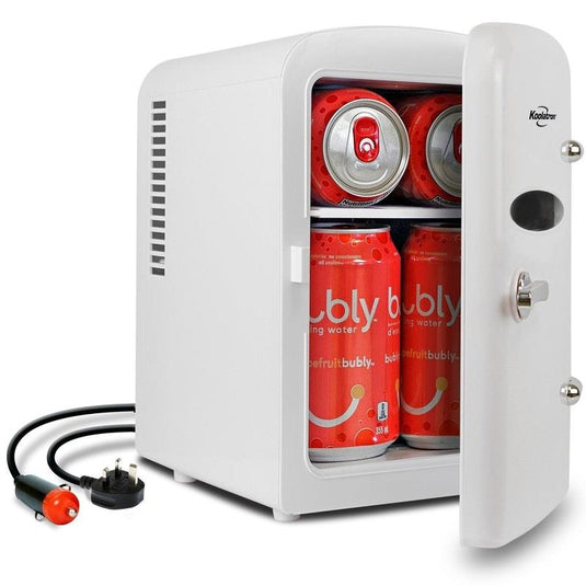 Koolatron Portable Mini Fridge White 4 Litre
