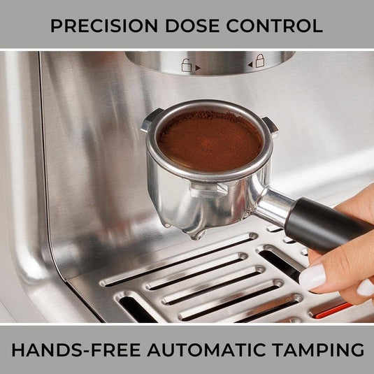Kenmore Elite Auto-Tamping Espresso Machine With Grinder | Semi-Automatic Coffee Maker 1Unit