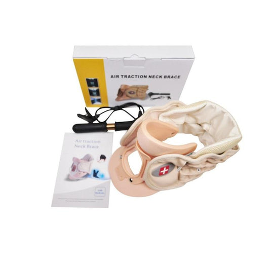 Caremax Cervical Collar Air Traction Neck Brace Belt with Pump 1Unit