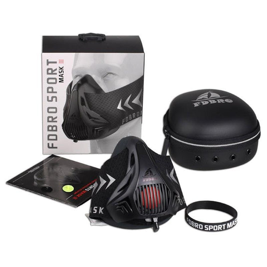 FDBro Training Mask 3.0 Workout High Altitude Elevation Stimulation + Carry Case Small