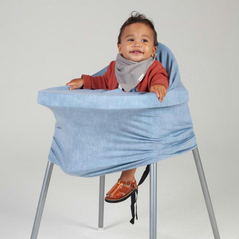 Load image into Gallery viewer, Zoe Sage 5 in 1 Multi-Use Mama Cover Sea Blue 1pc
