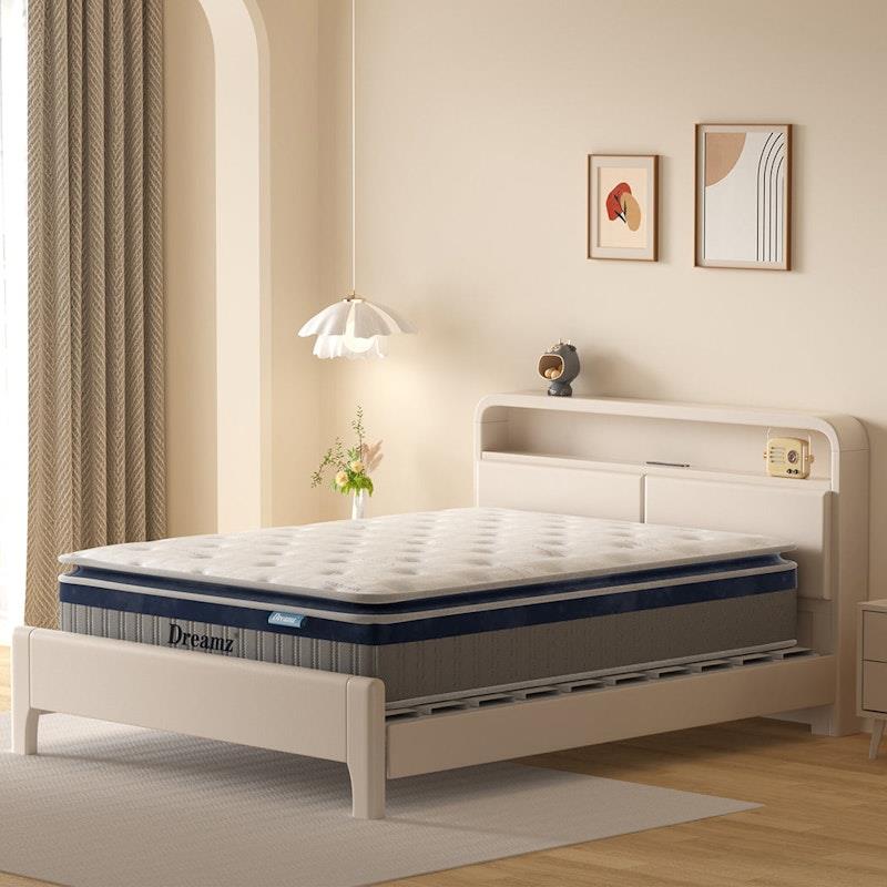 Load image into Gallery viewer, DreamZ Spring Mattress Pillow Top 7 Zone Pocket Spring  Memory Foam 32CM Queen
