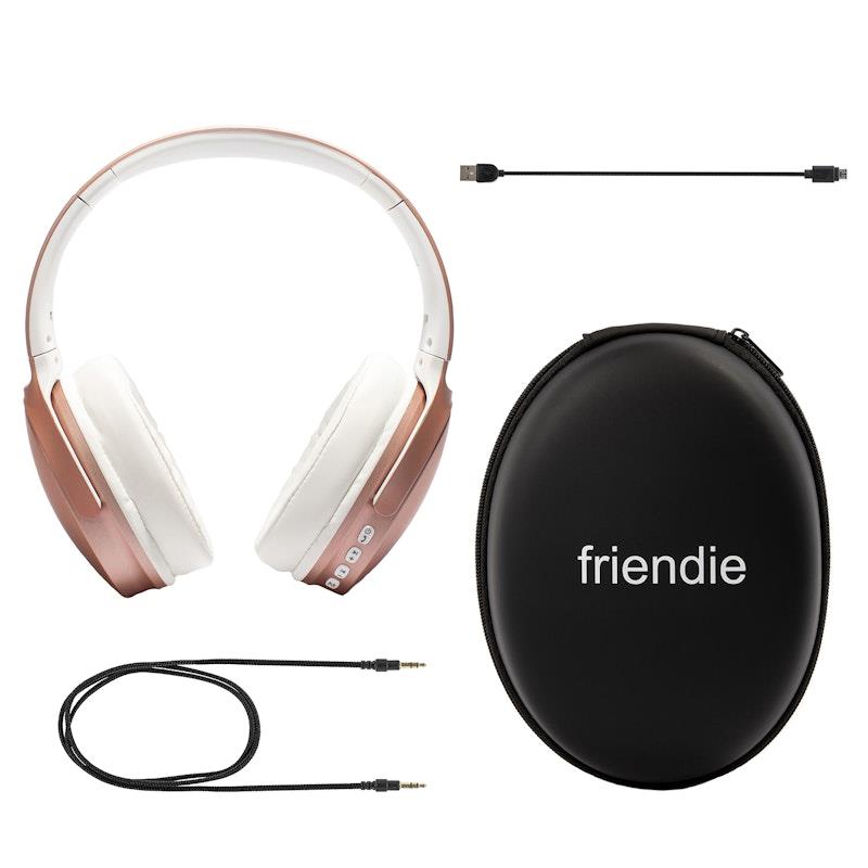Load image into Gallery viewer, Friendie AIR Aura Rose Gold (Over Ear Wireless Headphones) 1Set
