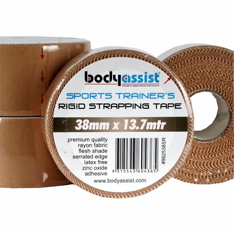 Load image into Gallery viewer, BodyAssist Rigid Strapping Tape - Ankle 3.8cm x 13.7m x 4 Rolls Bundle
