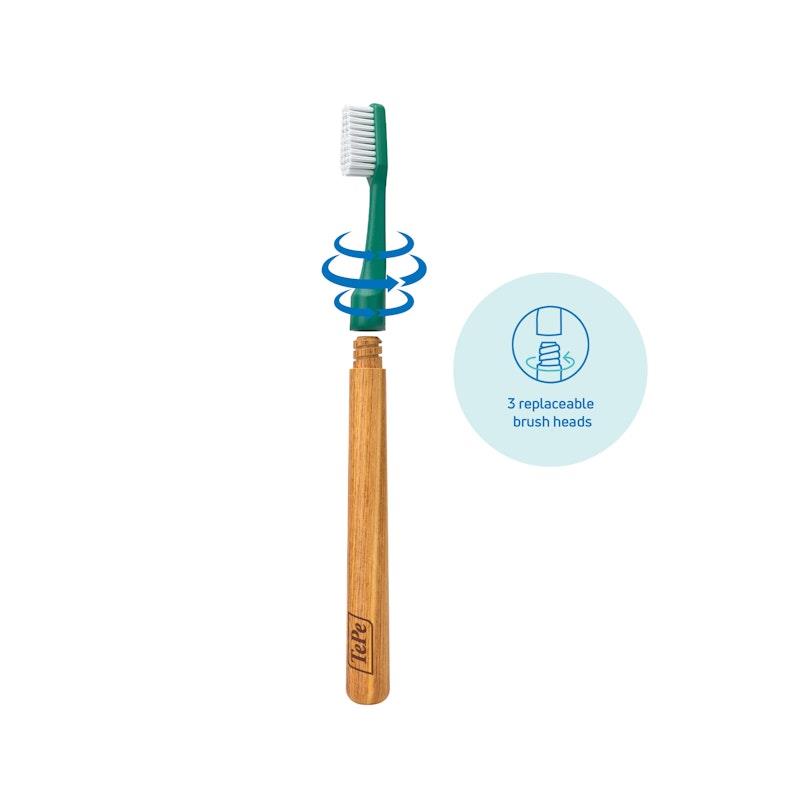 Load image into Gallery viewer, TePe Toothbrush Choice (3 Brush Heads) 1piece
