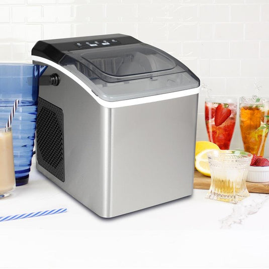 Koolatron 12kg Ice Maker Stainless Steel