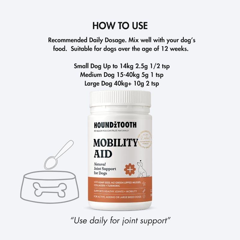 Load image into Gallery viewer, HOUNDZTOOTH Hemp Mobility Aid Health Supplement for Dogs 200g
