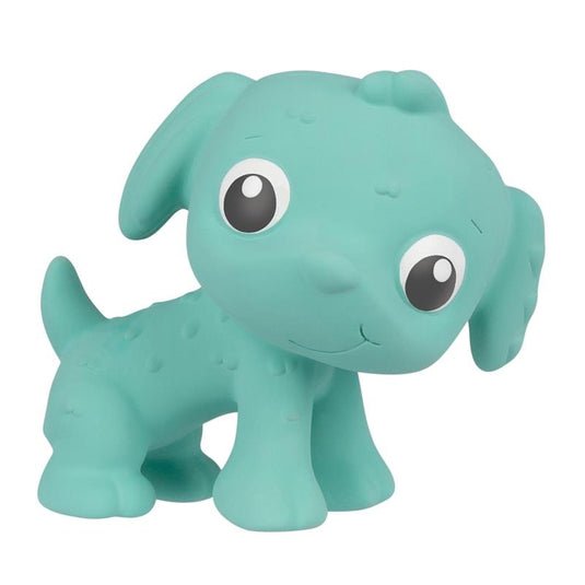 Playgro Eco Play Natural Rubber Pooky Puppy Turquoise