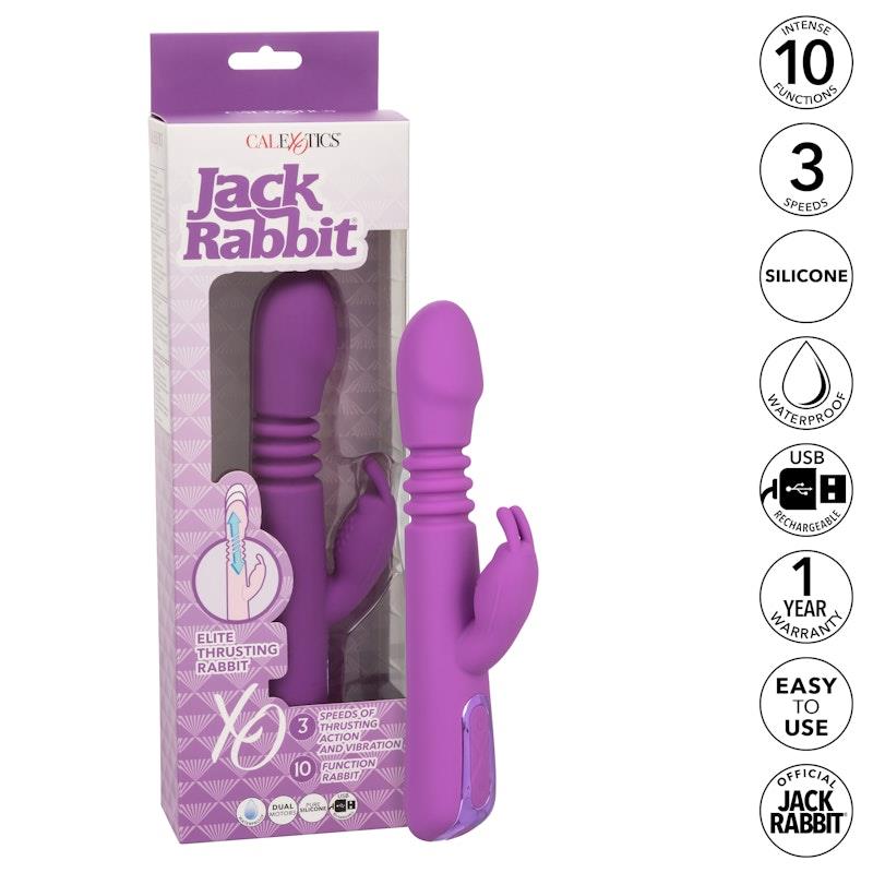 Load image into Gallery viewer, CalExotics Jack Rabbit Elite Thrusting Rabbit Purple
