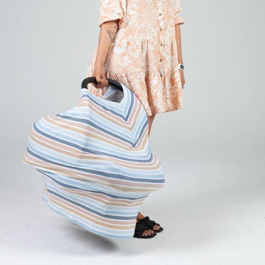 Zoe Sage 5 in 1 Multi-Use Mama Cover Retro Stripes 1pc