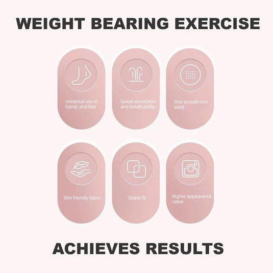 BodyAssist Iron-Sand Weight Strap Set 2x2kg One Size