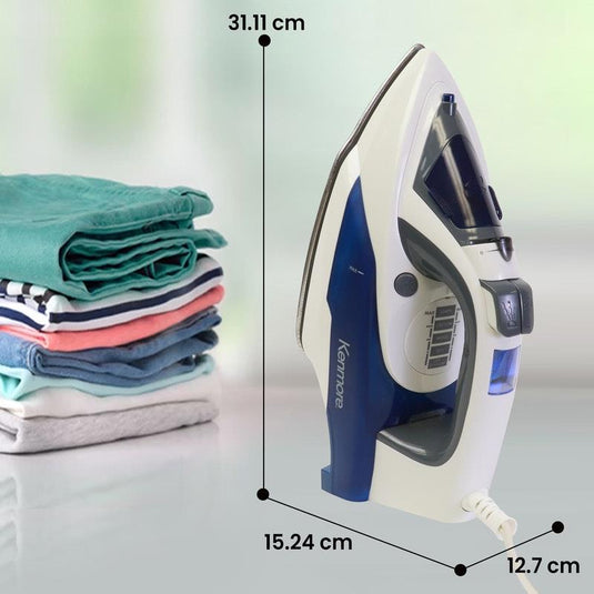 Kenmore Digital Power Steam Iron For Clothes Blue/White