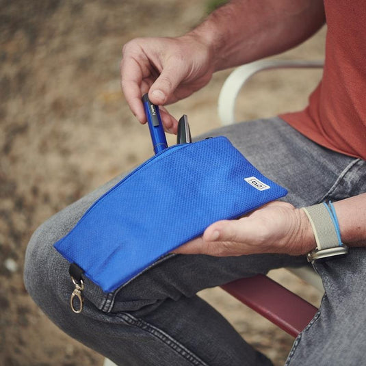 Glucology Zip Wallet Blue