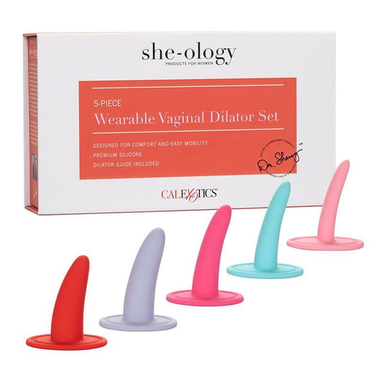 CalExotics She-ology 5 Piece Wearable Vaginal Dilator Set Multi Colour