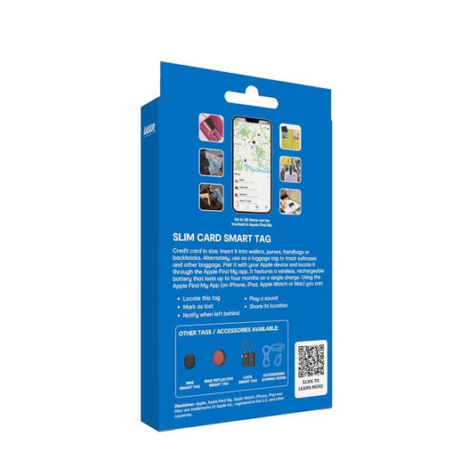Laser Ultra Slim Card size Smart Tag with Wireless Charging 1 Piece