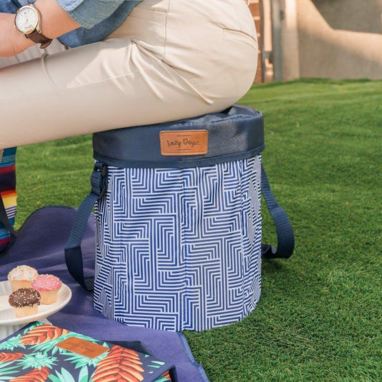 Lazy Dayz Insulated Cooler Stool - Mossman 1 Piece