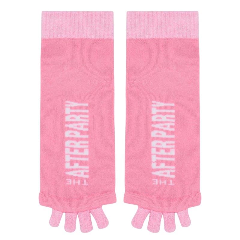 Load image into Gallery viewer, High Heel Jungle After Party Soft Foot Alignment Socks Pink
