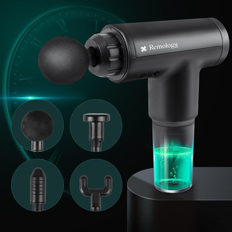 Load image into Gallery viewer, Remology Impact Therapy Percussive Massager includes 4 Heads 1pc
