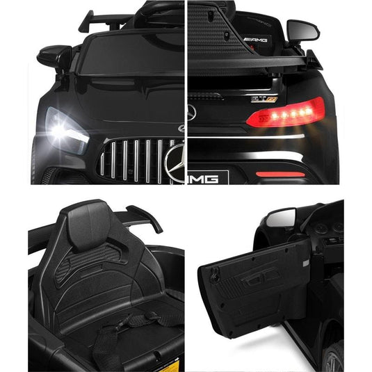 Mercedes-Benz Kids Ride On Car AMG GTR Licensed Remote Electric Toy 12V Black